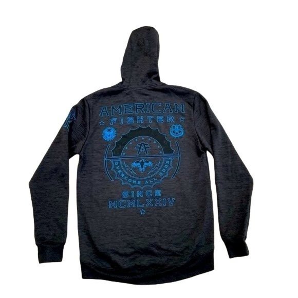 COPY - NEW AMERICAN FIGHTER FREEMONT MEN GRAY HOODIE  XL - Picture 8 of 12